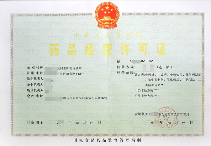 海南藥品經(jīng)營(yíng)許可證辦理
